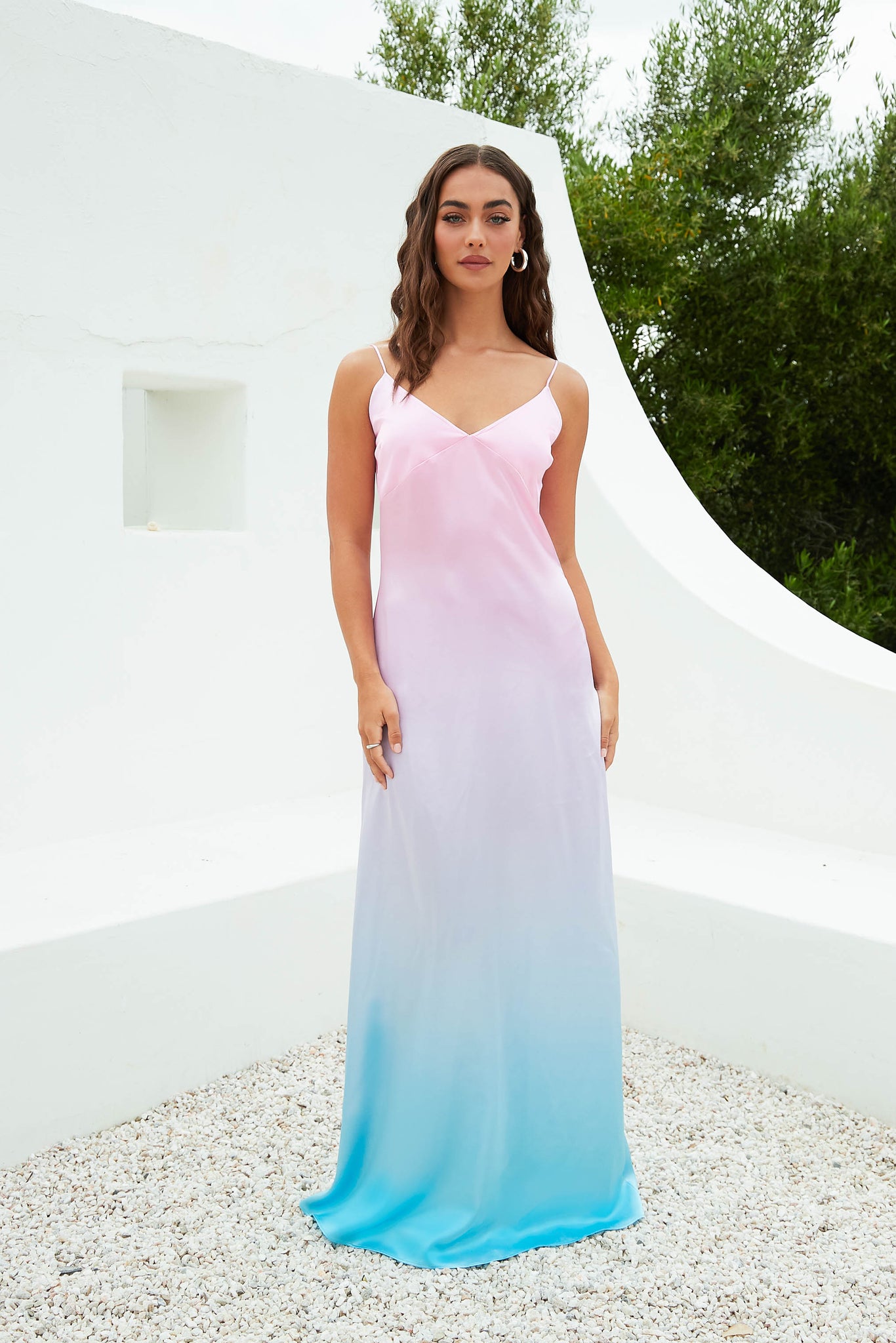 Graydient Maxi Dress in Sandbar