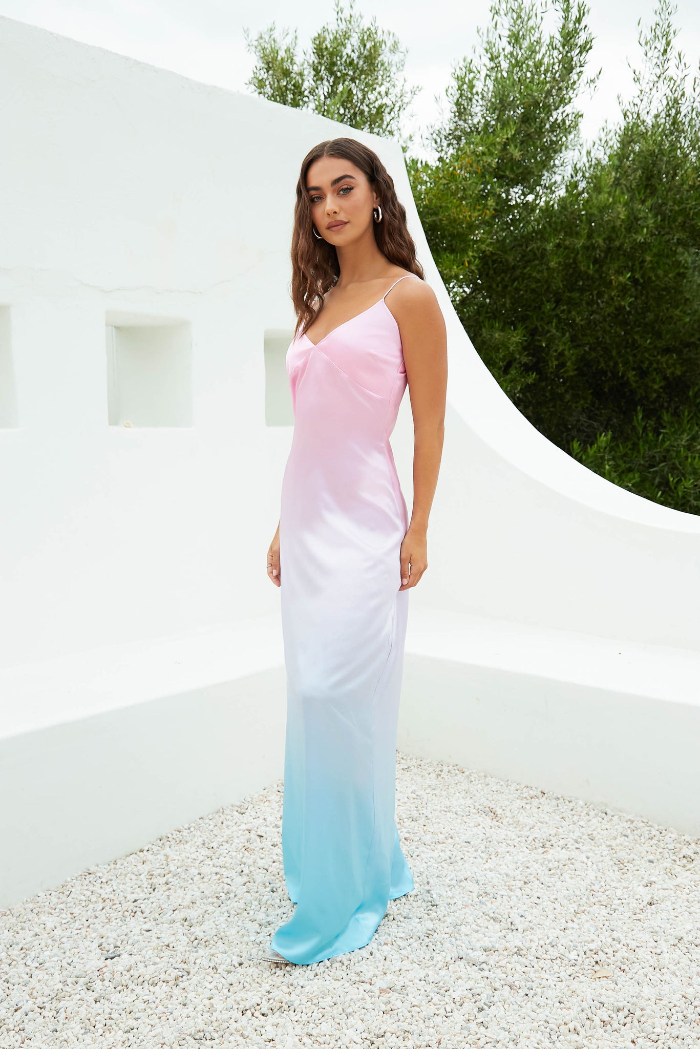 Graydient Maxi Dress in Sandbar