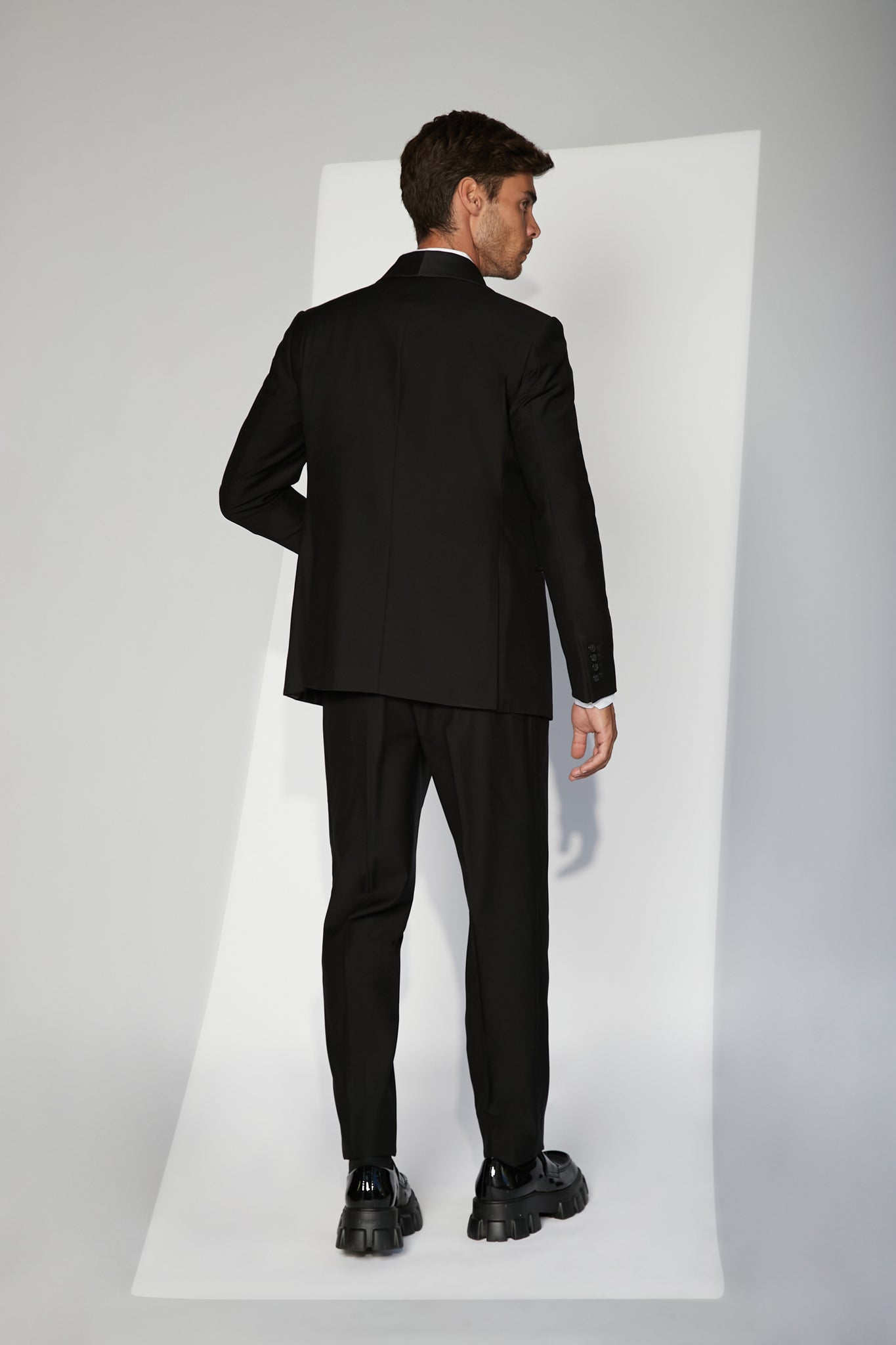 Modern Double Breast Shawl Collar Tuxedo