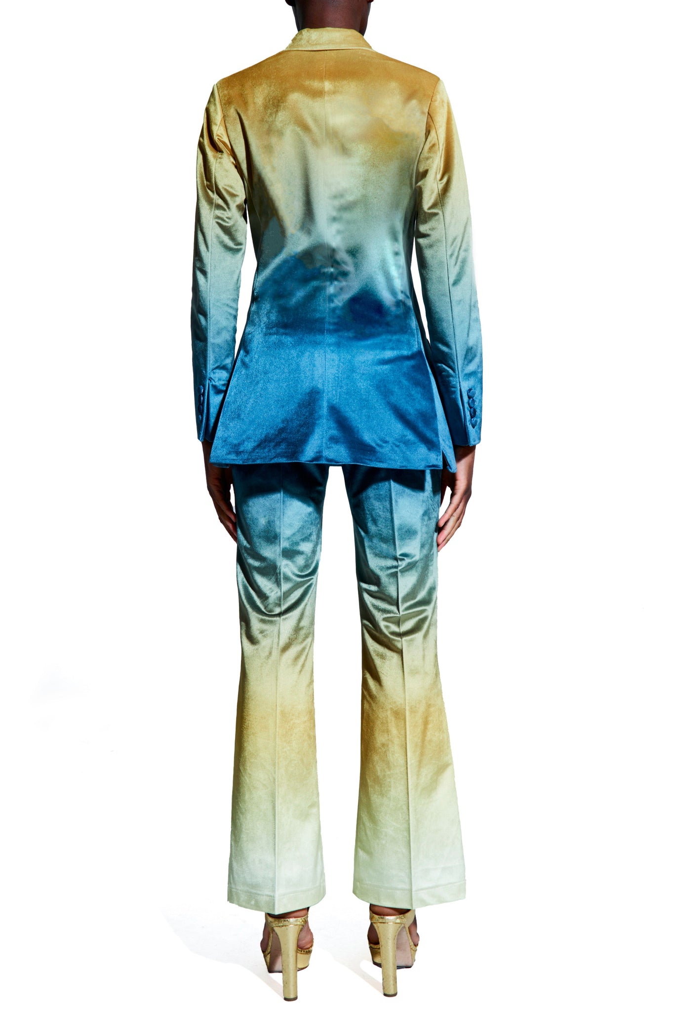 Charlee GRAYdient Velvet Suit