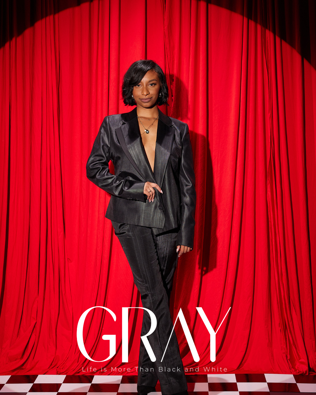 Women’s Black Kimono Tuxedo V2