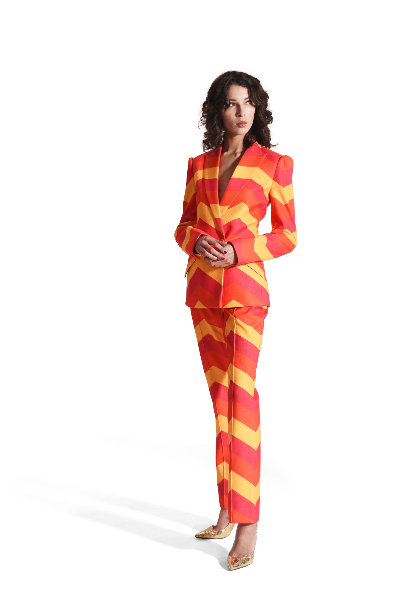 Chevron Suit