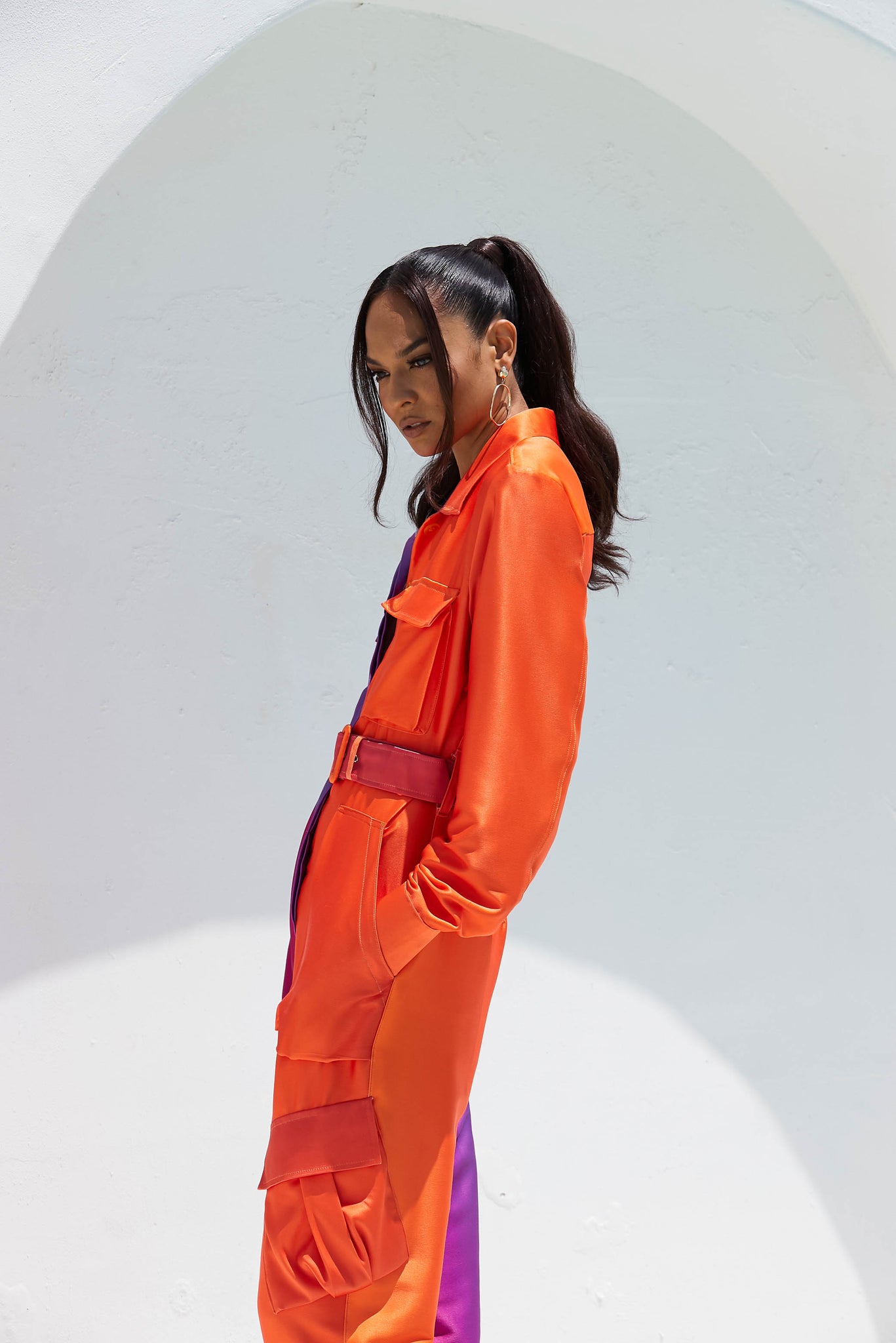 Graydient Jumpsuit in Sunset