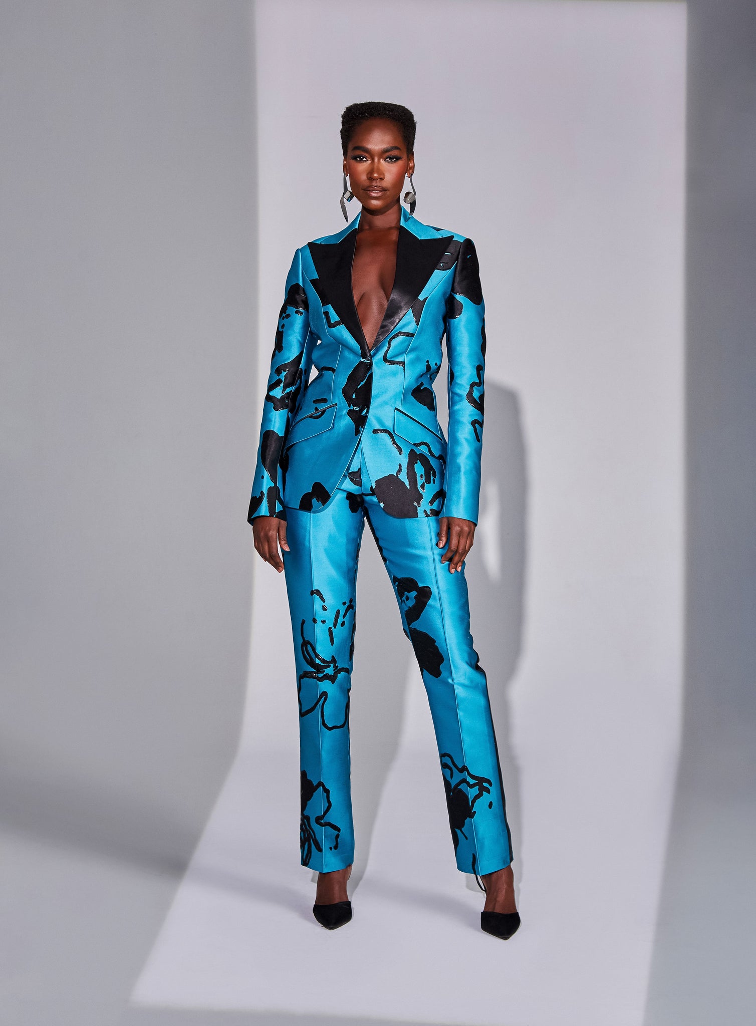 Cerulean Floral Tuxedo