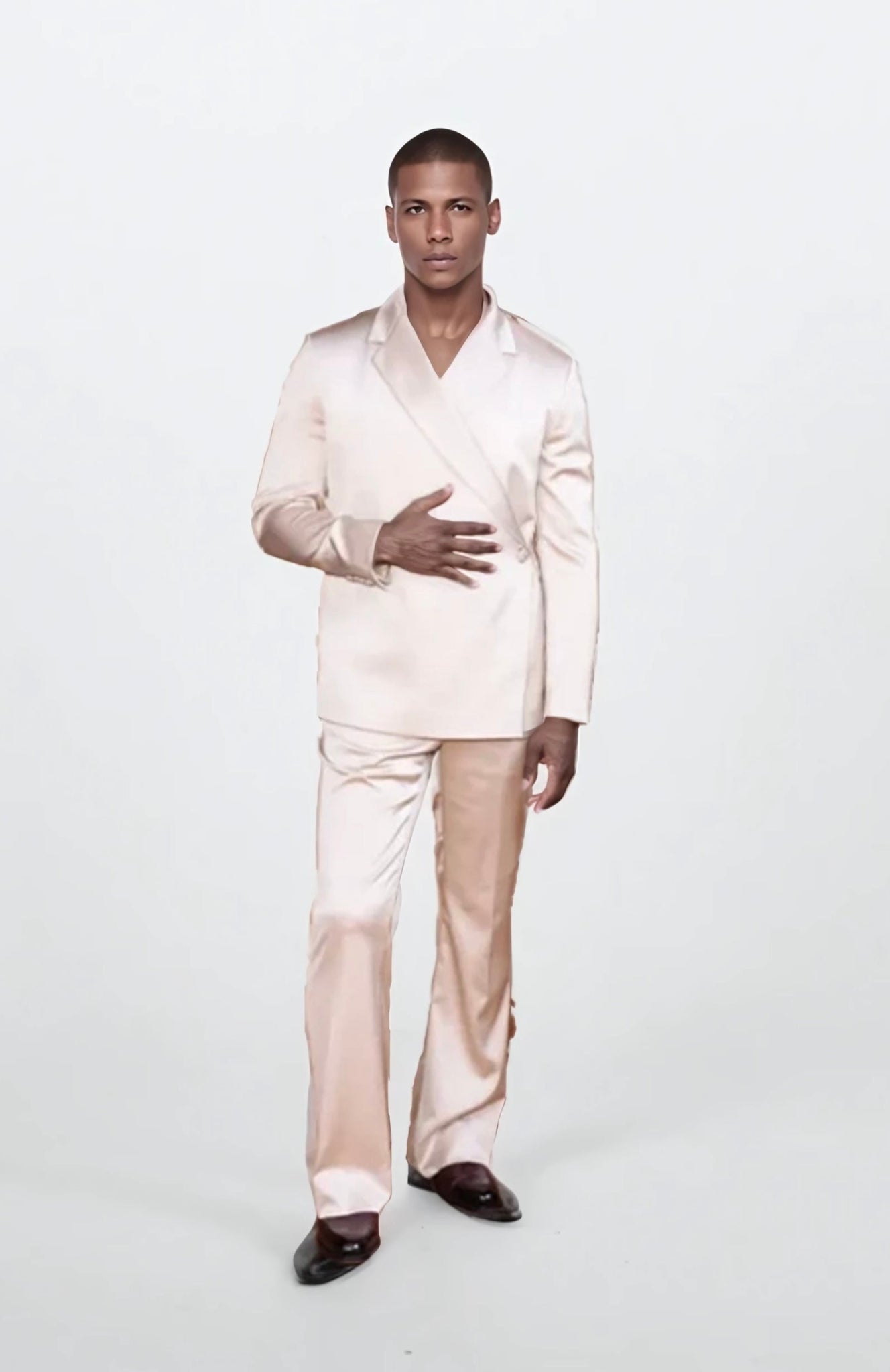 Satin Kimono Suit