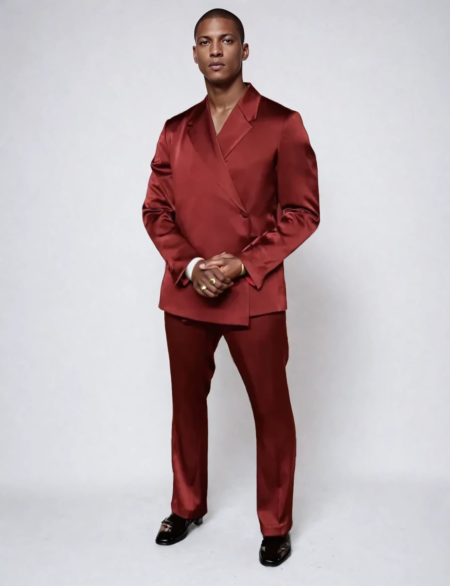 Satin Kimono Suit