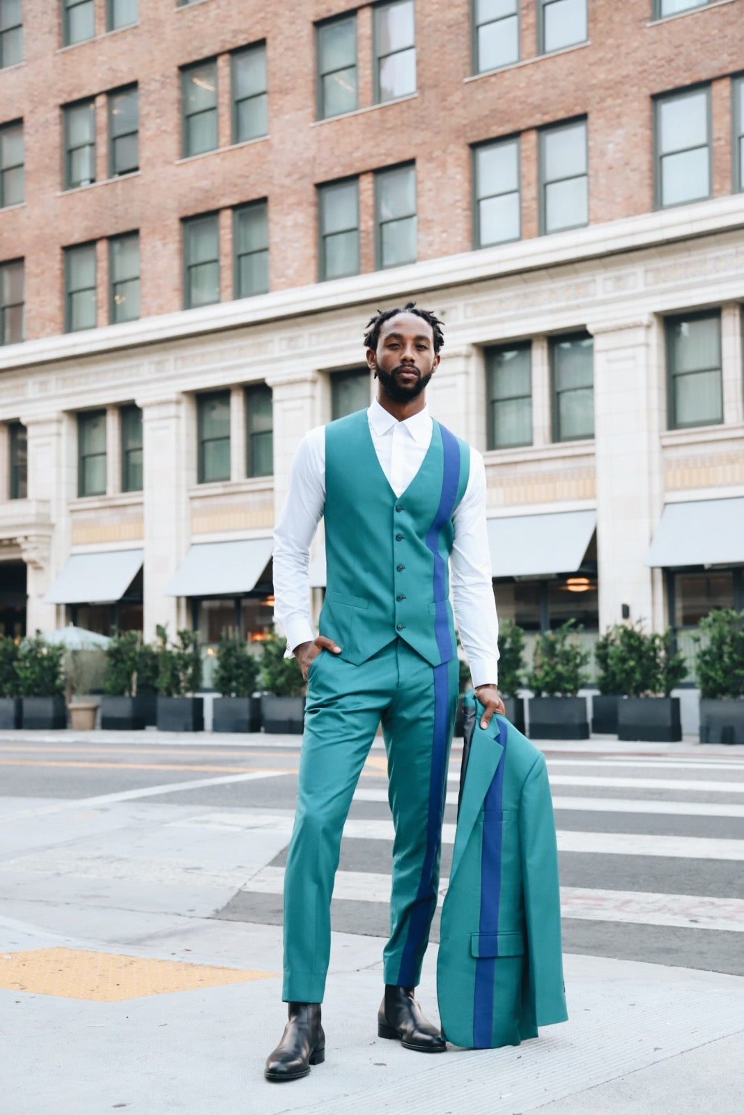 LINE IT UP SUIT (THREE PIECE)