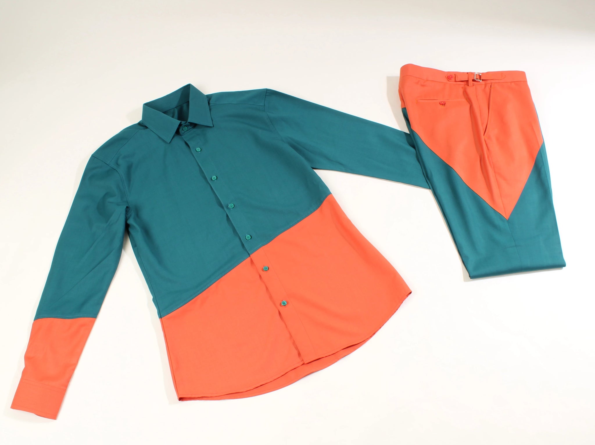 Pythagorean set Teal & Orange